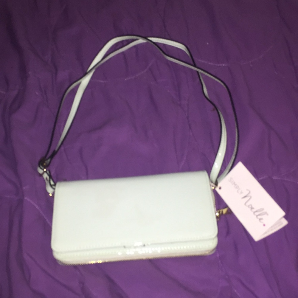 Mint green multi wear hand/cross body bag
